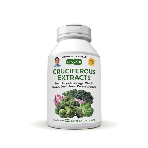 [BRSWGBQCA4AQ42T6] ANDREW LESSMAN Cruciferous Extracts 360 Capsules | Cruciferous Vegetable Extracts with Sulforaphane, Glucosinolates & Polyphenols for Cellular Antioxidant Protection.