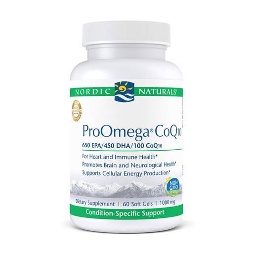 [BRSWIYIAAQFWG3L4] ProOmega CoQ10 1000mg 60 Softgels