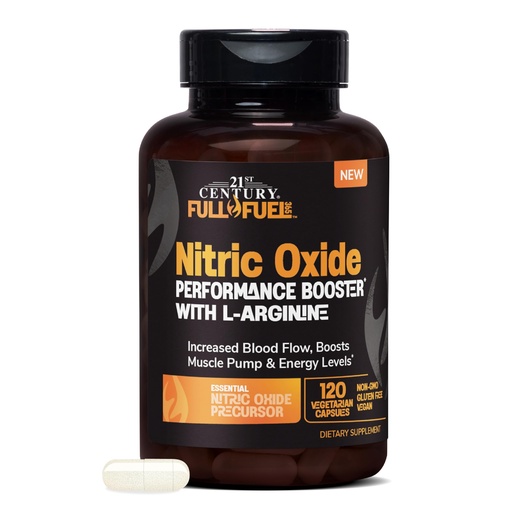 [BRSREBQHBUNR4DIU] 21st Century Full Fuel 365 Nitric Oxide Performance Booster with L-Arginine