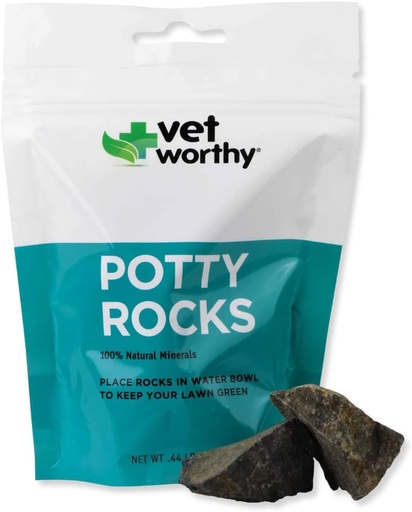 [BRSWYHQECIFR6HTJ] Vet Worthy Potty Rocks for Dogs - Paramagnetic Igneous Rocks - Helps Filter Out Impurities and Eliminate Urine Lawn - Keeps Your Grass Green - Natural Minerals - Safe for All Pets - 200grams