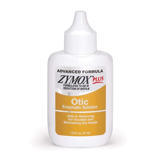 [BRSWGYANCUDRA2TX] Zymox Advanced Formula Otic Plus Enzymatic Ear Solution for Dogs and Cats Without Hydrocortisone, 1.25oz