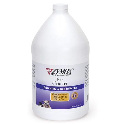 [BRSWI234AEFR4DI3] Zymox Ear Cleanser Solution for Dogs and Cats, 1 Gallon