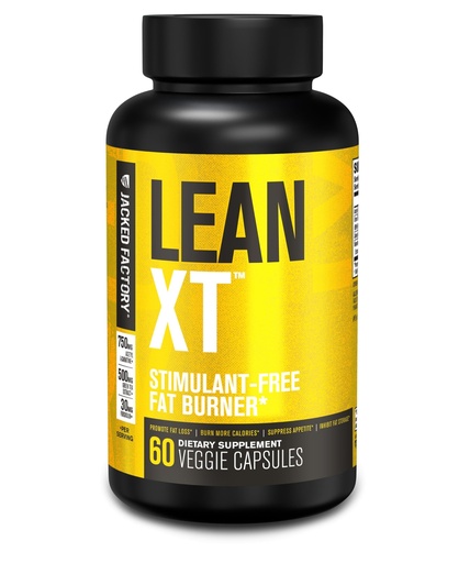 [BRSWKGQMPN6AKFTM] Jacked Factory Lean-XT Caffeine Free Fat Burner - Non Stim Weight Loss Supplement, Appetite Suppressant & Metabolism Booster | Acetyl L-Carnitine, Green Tea Extract, Forskolin - 60 Natural Diet Pills