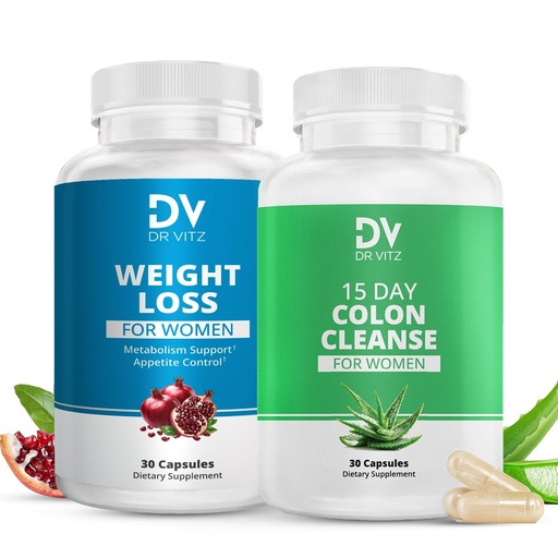 [BRSRECQHCMDR4GY6] Women’s Weight Management Duo – 15 Day Detox & Weight Loss Support – 2-Step System to Cleanse, Reset & Maintain Results