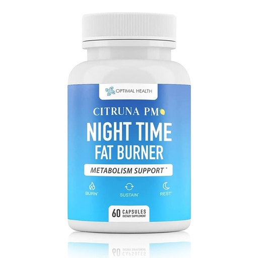 [BRSRMBD2A54A43Q3] PM Night Time Weight Loss Supplement for Men & Women- Natural Weight Loss Pills Infused with Ashwagandha, Lemon Balm, 5-HTP - Appetite Control Night Time Fat Loss Pills - 60 Capsules