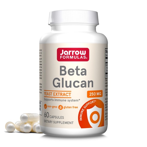 [BRSWIY32BQIWY2YZ] Jarrow Formulas® Beta Glucan, Dietary Supplement, Immune Support for Immune Health, 60 Capsules, 60 Day Supply
