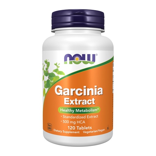 [BRSWIGQ2BMAQIHIV] NOW Foods Supplements, Garcinia (Garcinia Cambogia) 1,000 mg, Healthy Metabolism*,Weight Loss, 120 Tablets