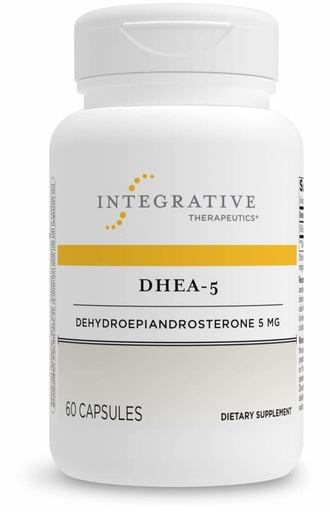 [BRSWIYLYCQNBCELG] Integrative Therapeutics DHEA-5 - Daily Health Supplement for Healthy Aging* - Endocrine Supplement* - Vegan, Dairy-Free & Gluten-Free - 60 Capsules (60 Servings)