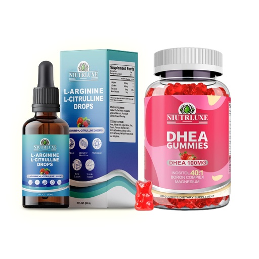 [BRSREYD5PJ6A2HLU] L-Arginine Drops & DHEA Gummies