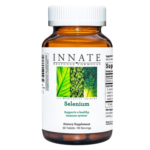 [BRSWIYQ4CV4Q2AD4] INNATE Response Formulas Selenium - Mineral Supplement For Immune System Support - Vegan, Gluten-Free, and Non-GMO - Made Without 9 Food Allergens - 90 tablets (90 Servings)