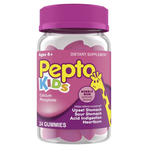 [BRSRAFIRC4GWGELA] Pepto Bismol, Pepto Kids Gummies - Acid Indigestion, 24 Count