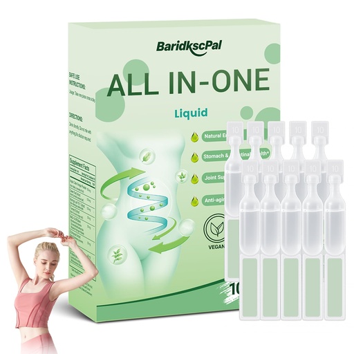 [BRSRGZATAAFQKGTB] Six-in-One Health Solution Oral Liquid, Natural Advanced Body Care Liquids Drop, Six-in-One Oral Liquid for Women and Men, Firming Skin and Body Shaping Care (1 Box)