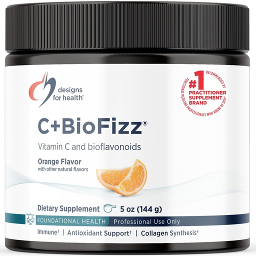 [BRSWIYQPBN4GKE3O] Designs for Health C+BioFizz Fizzy Vitamin C Drink Powder High Potency Powder with Bioflavonoids - Immune + Antioxidant Support - Vegan (36 Servings / 144g)