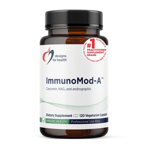 [BRSWIGTZBF6WAC3C] Designs for Health ImmunoMod-A - Immune Support Supplement - Curcumin C3 Turmeric Complex, NAG, Andrographis + N-Acetyl-D-Glucosamine - Non-GMO, Vegan + Gluten Free (120 Capsules)