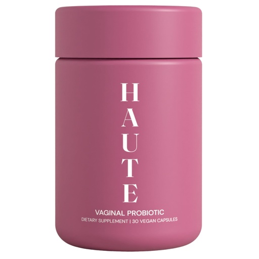 [BRSREYITCR7BEYD7] HAUTE Vaginal Probiotics with Prebiotics and Lactobacillus Crispatus, pH Balance, Healthy Vaginal Odor, Digestive Support, 30 Count