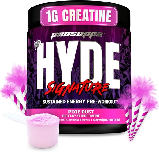 [BRSRMAAQBMBBODY3] PROSUPPS Mr. Hyde Signature Pre Workout Powder with Creatine, Beta Alanine & Caffeine - Performance, Energy & durance - Clean Fitness & Gym Supplemen for Men & Women (Pixie Dust, 30 Servings)