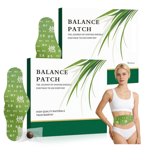 [BRSRGCTYO4CQIYD4] Herbal Patch Pad Balance, Mugwort Herbal Navel Patches (2 Box 10Piece)
