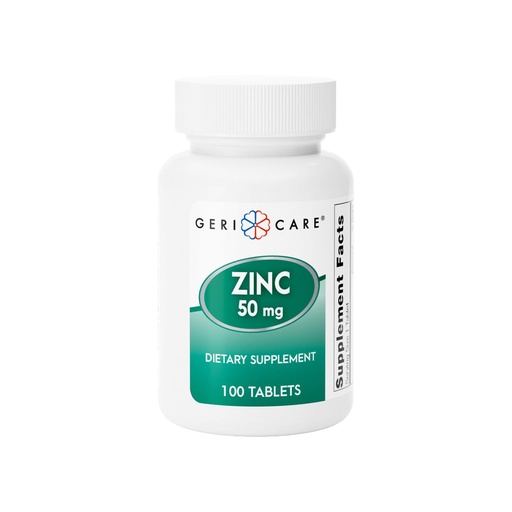 [BRSWKGIHOZYA2234] Zinc Sulfate 50 mg Essential Mineral Supplement, Supports Immune Function, Antioxidant Activity & Nutrient Metabolism, 100 Tablets