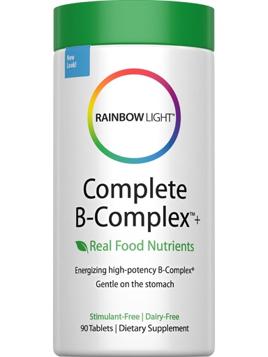 [BRSWIYTYOUPA22Y5] Rainbow Light - Complete B-Complex, 90 Count, Food Based, Energy Support