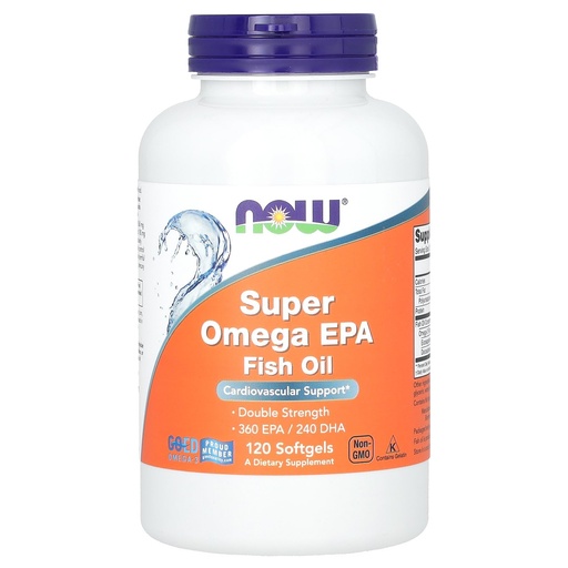 [BRSWIZL6OEGGCHTU] Now Foods Super Omega EPA, 120 Softgels