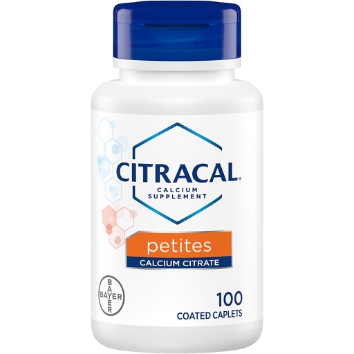 [BRSWIGYOOMDGEFLG] Citracal Calcium Citrate Petites W/Vitamin D Tablets 100 Ct (4 Pack)