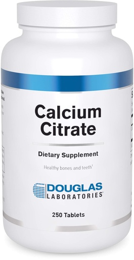 [BRSWIYT7CAIGYYL4] Douglas Laboratories Calcium Citrate | Elemental Mineral to Support The Strength and Structure of Bones and Teeth | 250 Tablets