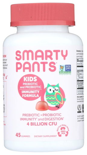 [BRSWKHD3OAMQ42LJ] SmartyPants Kids Probiotic Complete, Strawberry Crème, 45 Count