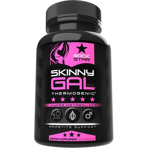 [BRSRAAA3AQPAYADD] Weight Loss Pills for Women – Rockstar Skinny Gal Thermogenic Fat Burner, Fast-Acting Appetite Suppressant & Metabolism Booster, Max Strength, Keto Friendly