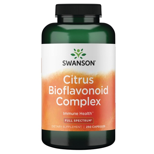 [BRSWGZA6DIJQEDTV] Swanson Full Spectrum Citrus Bioflavonoid Complex Immune and Antioxidant Supplement for Adults Seeking Enhanced Vitamin C Absorption - 50% Standardized (250 Capsules)
