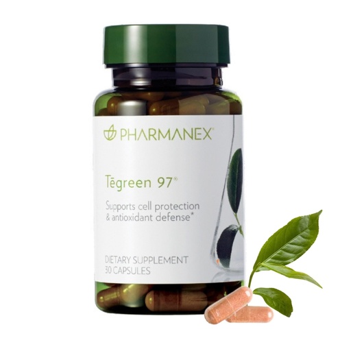 [BRSRAZQHBAGRMGY3] Nu Skin Pharmanex Tēgreen 97 | 30ct | Premium Green Tea Extract Capsules, Powerful Antioxidant & Metabolic Booster with Digestive Enzymes, Essential for a Healthy Lifestyle