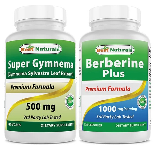 [BRSRMBICPN5B633L] Gymnema Sylvestre Extract 500 mg & Berberine Plus 1000mg