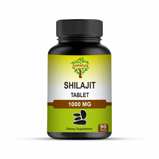 [BRSRA2QTC4OWAH3X] 1000 mg Shilajit Tablets Pure & Natural Herb Rich in Fulvic Acid & Trace Minerals for Men & Women | Supplement for Energy & Immune System | Chemical & Preservative Free, 90 Tablets, 45 Days