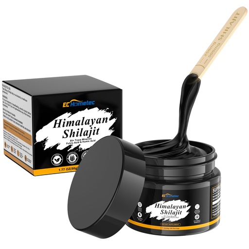 [BRSRGYAQO4HBYEQZ] Pure Himalayan Shilajit Resin with Fulvic Acid & 85+ Trace Minerals for Energy, Immune System & Cognitive Performance, High Potency Shilajit for Men & Women - 200 Servings / 50g