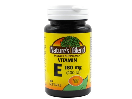 [BRSWIZ33OAEB22TI] Nature's Blend Vitamin E 400Iu Capsules 100 Ct