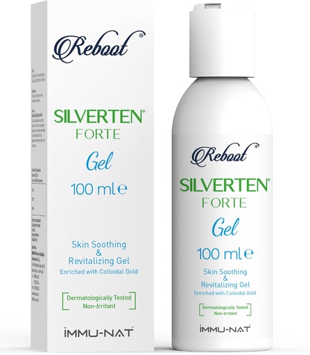 [BRSW2ZT6OJYAA2T3] Reboot Silverten Forte - Antimicrobial Silver Wound Care Gel - 3.4oz - Fast First Aid Relief for Burns, Itching & Scars - Cooling, Soothing & Revitalizing - Safe for Kids & Pets
