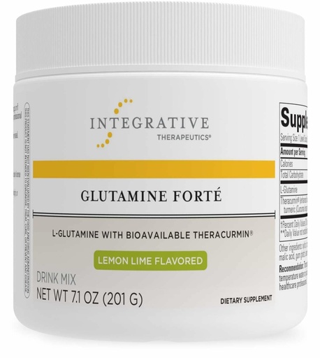 [BRSWIEAAAYAWCDL4] Integrative Therapeutics Glutamine Forté - Daily Health Supplement* - Gut Support Drink Mix* - Vegan, Gluten-Free & Dairy-Free - Lemon Lime Flavored - 7.1 oz (30 Servings)