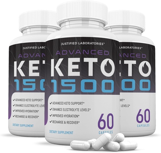 [BRSROBAYCMMGEGY6] (3 Pack) Keto 1500 Keto pilula aurreratuak 1275MG Formula berri eta hobetuak Apple Cider Vinegar Oliba-Olioaren hauts berdea 180 kapsula ditu