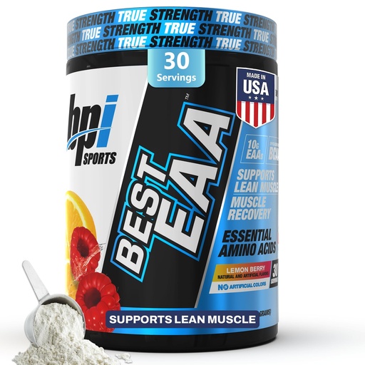 [BRSROCA2CIBWE3TP] BPI Sports Essential Amino Acids EAA Powder - Pre, Intra & Post Workout Drink - BCAA Powder for Men & Women, EAA + BCAA + Hydration, Advanced Formula with 10g of EAA. (Lemon Berry)