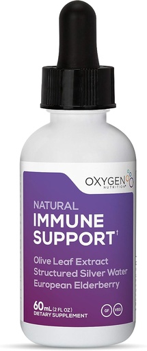 [BRSWKGIABIMBE3DA] Triguard Plus Concentrate | Colloidal Silver Liquid, Sambucus Elderberry Extract & Olive Leaf Extract, 3-in-1 Liquid Immune Support | Powerful Immune System Booster | Great Taste - 2oz / 60ml