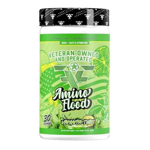[BRSREHY5OV6QY23K] Amino Flood from BCAA + EAA Recovery & Hydration Formula – Muscle Support, Electrolytes & Endurance – Amino Acid Supplement for Intra & Post Workout Margarita Twist