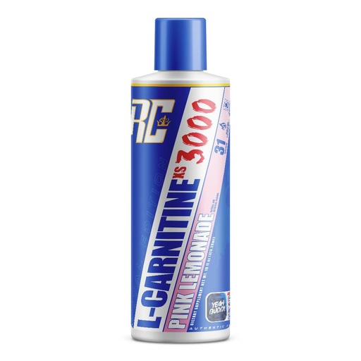 [BRSWGFACOQMBUDI6] Ronnie Coleman Signature Series L-Carnitine XS 3000 Liquid, Amino Acids Metabolism and Lean Muscle Strength Support, Stimulant Free, Sugar Free, Zero Carbs, Pink Lemonade, 16 Oz