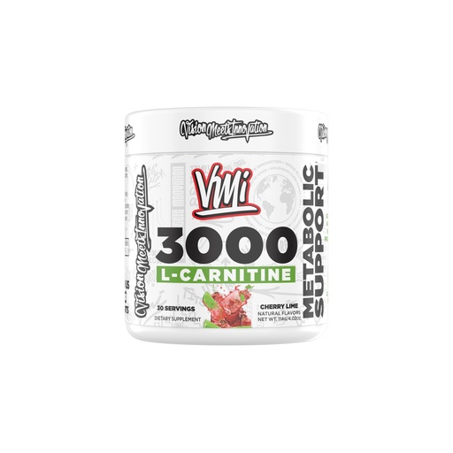 [BRSRAH33BB6GMDLP] VMI Sports L-Carnitine 3000 Powder | 3000 mg L-Carnitine | Metabolic Support Maximum Absorption Formula | Great Taste for Men & Women | 30 Servings (30 Servings, Cherry Lime)