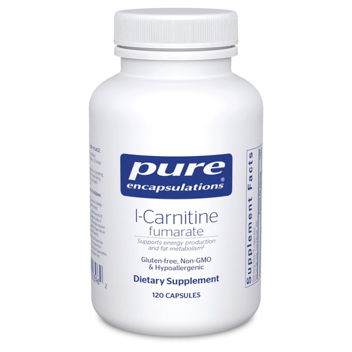 [BRSWIY37CEHQYFQZ] Pure Encapsulations L-Carnitine Fumarate | Hypoallergenic Supplement Support for Enhanced Muscle | 120 Capsules