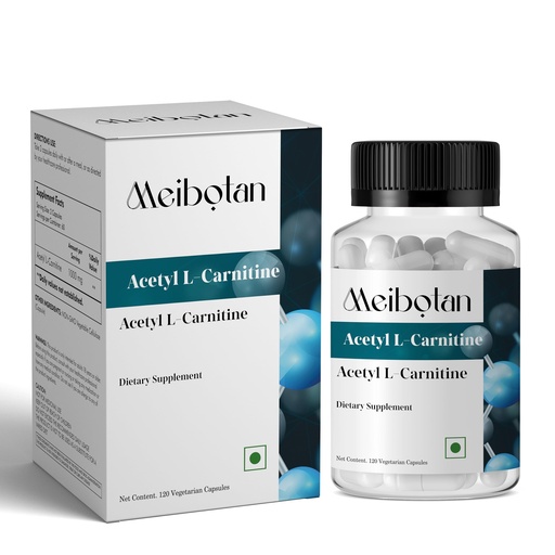[BRSREZQCBEFAICDO] Acetyl L-Carnitine 1,000 mg High Potency Supports Energy Production, Sports Nutrition, Supports Memory/Focus - 120 Veggie Capsules