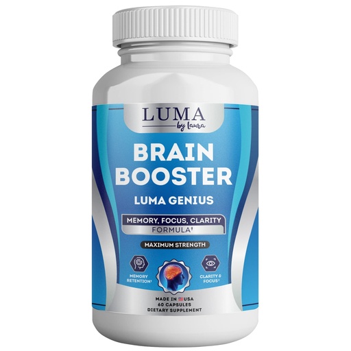 [BRSW2YYPDJ5RSFA7] Brain Support Supplement for Clarity, Memory, Mood, Focus, Mental Performance - Natural Nootropic for Cognitive Function - with GABA and Green Tea Extract - 60 Capsules