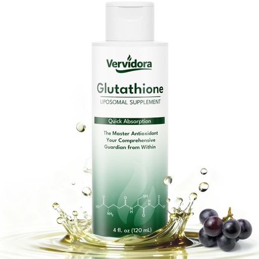 [BRSREBD2OQNQECQU] Liposomal Glutathione, High Absorption Liquid Glutathione Supplement, Support Natural Detoxification, Antioxidant, Improve Skin Health, Enhance Immunity, 4 Fl Oz