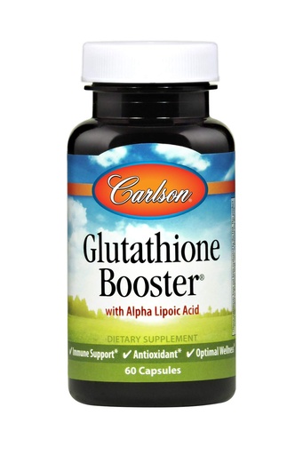 [BRSWECQ2BAPWAGTV] Carlson - Glutathione Booster, Alpha Lipoic Acid, Immune Support & Optimal Wellness, Antioxidant, 60 Capsules