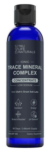 [BRSREBQLC4MB423Z] Trace Mineral Complex – 8 oz (96 Servings) – 72+ Ionic Minerals Concentrate/Magnesium, Chloride, Boron, Potassium/Supports Hydration & Electrolyte Balance