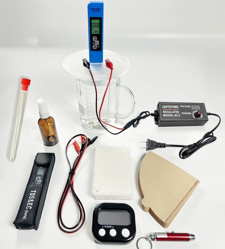 [BRSRACQPCVYWM2DK] Colloidal Silver Generator Kit,Pure Silver Wire 99.99%,9999 Pure(Adjustable AC/DC Switching Power 9V-24V)