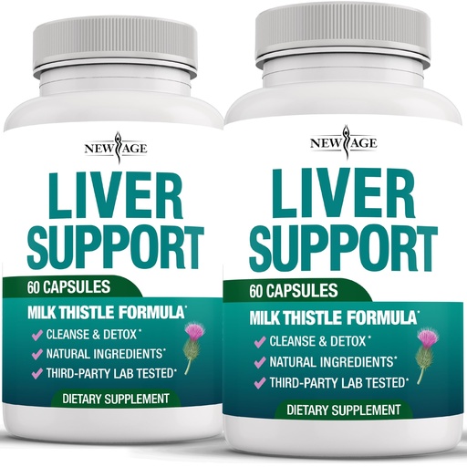 [BRSREZYTBN5QG33U] Liver Cleanse Detox & Repair - Milk Thistle Supplement - Liver Support with Choline, Artichoke Extract, Chicory & Dandelion Root Supplement - Milk Thistle Liver Detox & Liver Cleanse - 120 Count